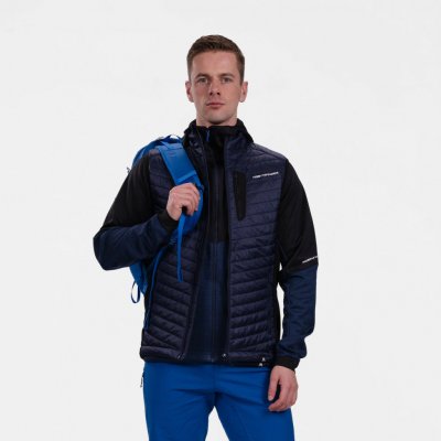 Northfinder pánská hibridní outdoorová vesta Primaloft ZAYNA modrá – Sleviste.cz