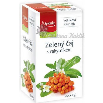 Apotheke Zelený čaj s rakytníkem 20 x 2 g