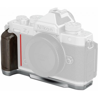SmallRig L-Shaped Mount Plate with Wooden Handle for Nikon Z f Silver 5707 – Zboží Živě