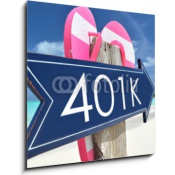 Skleněný obraz 1D - 50 x 50 cm - 401k arrow on the beach 401k šipky na pláži