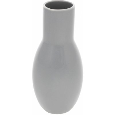 Keramická váza Belly, 9 x 21 x 9 cm, šedá – Zboží Dáma