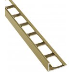 Sapho PA048 Lišta k obkladům elox zlatý 2,5 m – Sleviste.cz