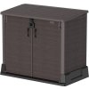 Zahradní úložný box DURAMAX StoreAway 130 x 110 x 74 cm 850l hnědý 86621