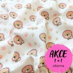 Prem plenková osuška Lvíček růžový 90x100 cm – Zboží Dáma