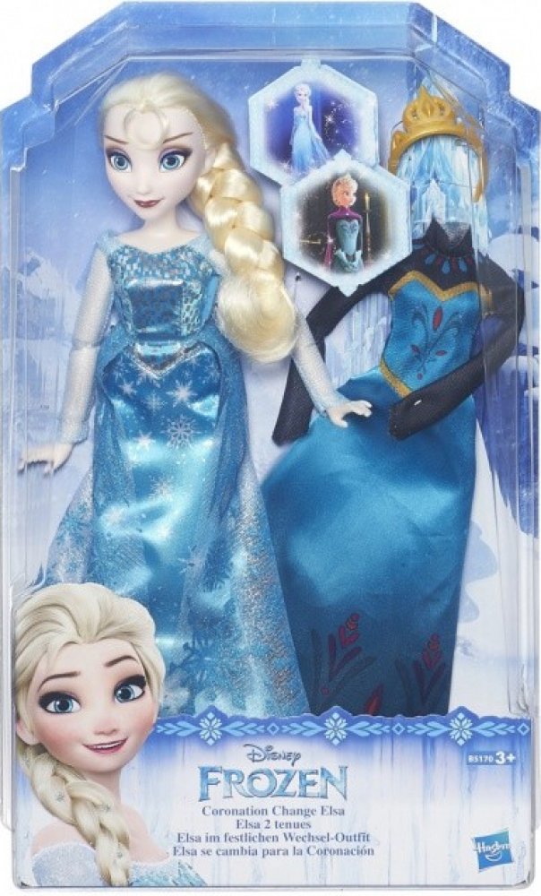 Hasbro Disney Frozen Ledové království panenka s náhradními šaty Elsa |  Srovnanicen.cz