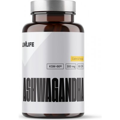 LIVLIFE Ashwagandha KSM-66 300 mg 90 kapslí – Hledejceny.cz