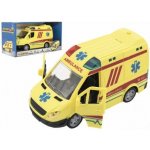 Teddies Auto ambulance plast 20cm na setrvačník na baterie – Hledejceny.cz