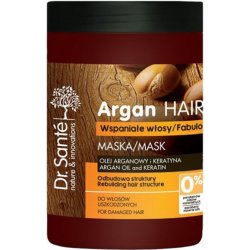 Dr. Santé Argan krémová maska pro poškozené vlasy Argan Oil and Keratin Intensive Care Tree-Step Regeneration 1000 ml