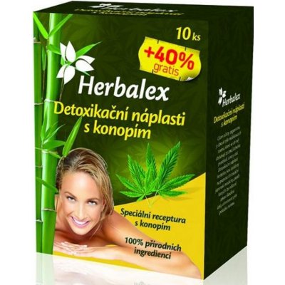 Herbalex Detoxikační náplasti s konopím 14 ks – Hledejceny.cz