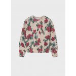 Mayoral svetr s květinami béžový – Zboží Mobilmania