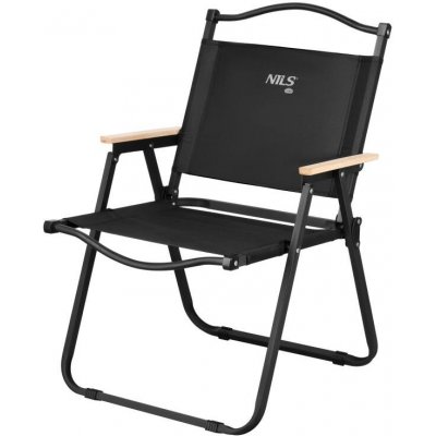 Skládací kempingové křeslo NILS Camp NC4307 černé – Zboží Mobilmania