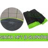 Ochranná sít k trampolíně RKToys Ochranná síť 427cm - 14FT - 8 tyčí Zelená