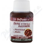 MedPharma Beta karot.10.000 m.j.Panth.+ Paba 37 kapslí – Hledejceny.cz