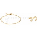 Rosefield Pozlacená souprava šperků s krystaly JBHCG-X277 náramek náušnice – Hledejceny.cz