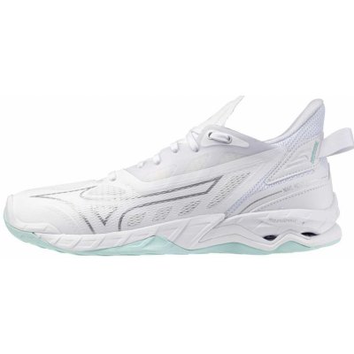 Mizuno WAVE MIRAGE 5(W) - White/Blue Tint – Zboží Dáma