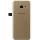 Náhradní kryt na mobilní telefon Kryt Samsung A320 Galaxy A3 2017 zadní zlatý