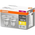 2PAK LED žárovka LED GU10 4,3W = 50W 350lm 2700K Teplá bílá 36° OSRAM PAR Base OSRPARF8605 – Zboží Živě