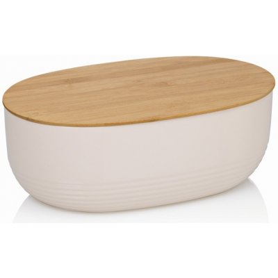 Chlebník NAMUR plast / dřevo béžová – Sleviste.cz