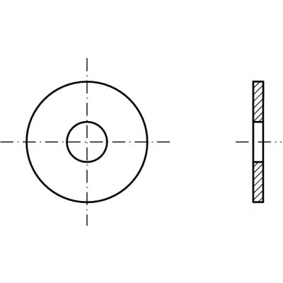 PROFISTYL DIN 9021 podložka po nýty velkoplošná nerez A4 Varianta: DIN 9021 podložka pod nýty nerez A4 (8,4x24x2,0mm) M8 – Hledejceny.cz