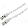 síťový kabel Lanberg PCF6-20CC-0200-S Patch, F/UTP, 6, lanko, CCA, PVC, 2m, šedý, 10ks