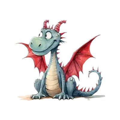 Nažehlovací obrázek - dráček III (8,0 x 7,2 cm) – Zboží Mobilmania