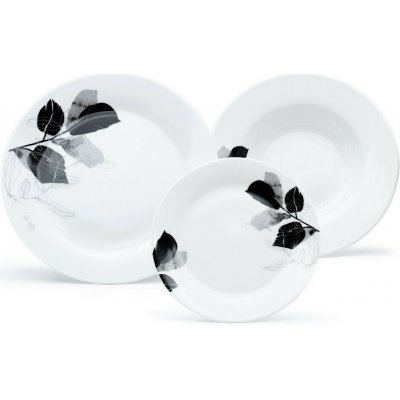 Arôme Home jídelní sada Lípa extra bílá 18 ks – Sleviste.cz