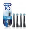 Náhradní hlavice pro elektrický zubní kartáček Oral-B iO Ultimate Clean Black 4 ks