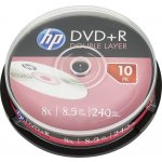 1/2 HP DVD+R 8,5GB 8x, cakebox, 10ks (DRE00060-3) – Zboží Živě
