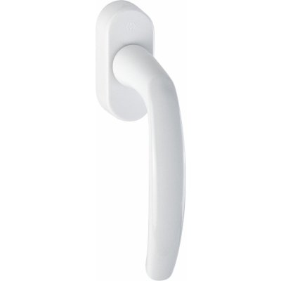 Hoppe Okenní klika Atlanta secustic F9016 bílá/N10A, 7/32-42mm, M5x45 + M5x50, 45° – Sleviste.cz