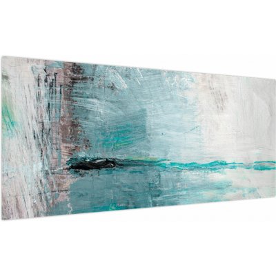 Obraz - Abstraktní olejomalba, jednodílný 100x40 cm – Zboží Dáma