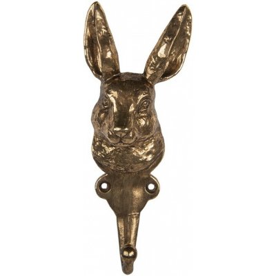 Clayre & Eef hlava králíka 7 x 4 x 18 cm zlatý – Hledejceny.cz