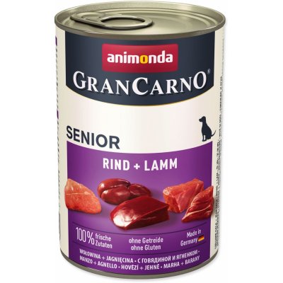 Animonda GranCarno Senior hovězí a jehně 400 g – Hledejceny.cz