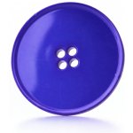 Pro Háčkování Knoflík kulatý plast 39 mm královsky modrý – Zboží Dáma