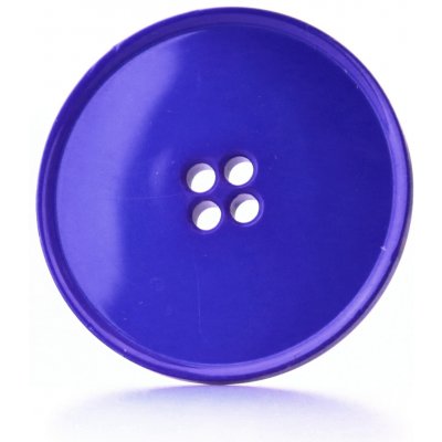 Pro Háčkování Knoflík kulatý plast 39 mm královsky modrý – Zboží Dáma