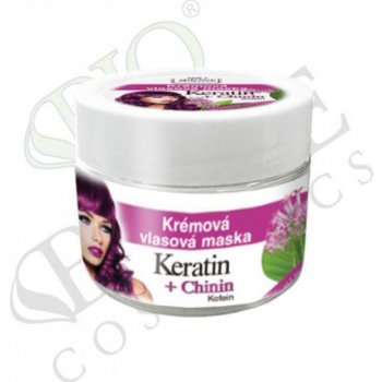 BC Bione Cosmetics Keratin + Chinin krémová vlasová maska 260 ml