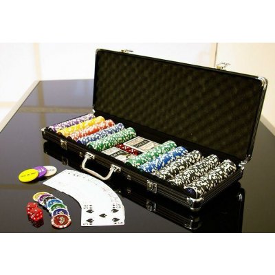 Garthen 499 Poker set 500 ks 5-1000 Ocean Black Edition – Zboží Dáma