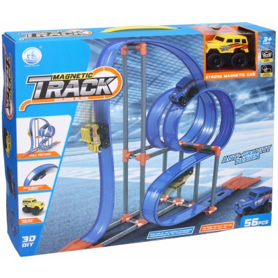 Wiky Vehicles Dráha magnetická s 1 autem 70 x 32 x 62 cm – Sleviste.cz
