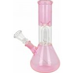 Super Heroes Skleněný bong s perkolací Transparent Růžový 22cm – Zboží Dáma Super Heroes Skleněný bong s perkolací Transparent Růžový 22cm – Zboží Dáma
