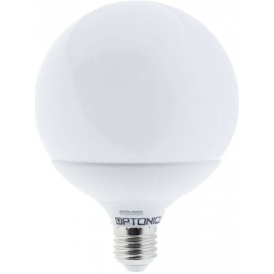 Optonica LED Plastic žárovka G125 E27 15W Studená bílá – Hledejceny.cz