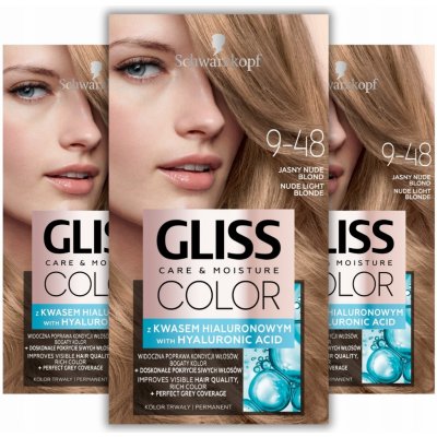 Schwarzkopf Gliss Color dlouhotrvající barva přirozená světlá blond 9-48 – Zboží Mobilmania