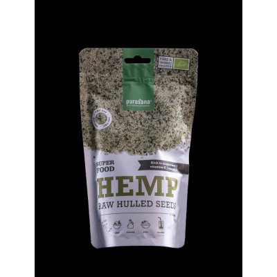Purasana Hulled Hemp Seed Bio 200 g – Hledejceny.cz