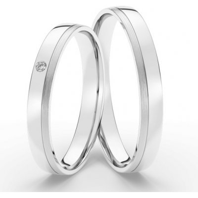 Sofia zlatý dámský snubní prsten ML65 42 C 3WWG – Zboží Mobilmania