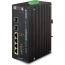 IGS-624HPT, POE SWITCH 4X 1000BASE-T, 2X SFP 100/1000BASE-X, DIN, IP30, -40 AŽ +75 ST.C, ESD+EFT