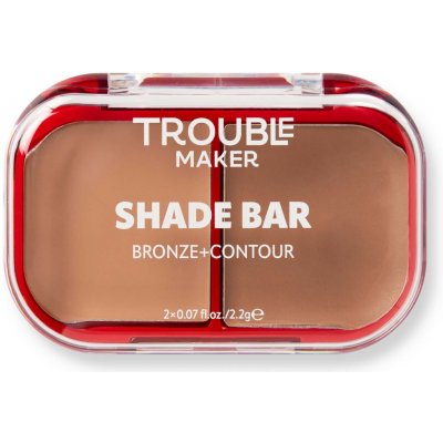 Trouble Maker Paletka na tvář Shade Bar Bronze and Contour Rant + Rave 2,2 g – Sleviste.cz