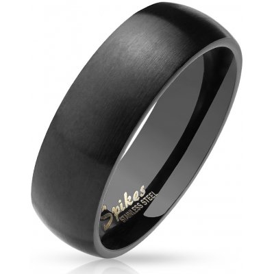 Steel Edge Černý prsten 027K – Zboží Dáma