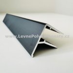 Ukončovací/okrajový AL-F/R profil na tl. 6 mm ELOX BRONZ - délka 2100 mm – Zboží Mobilmania