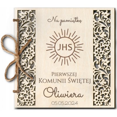 Památka na První svaté přijímání AŽUROVÝ GRAVÍR JMÉNO PERSONALIZACE – Zbozi.Blesk.cz