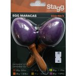 Maracas vajíčka pár (červená) Stagg EGG-MA S/RD