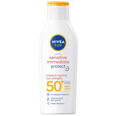 Nivea Sun Sensitive Mléko na opalování SPF50+ 200 ml – Hledejceny.cz