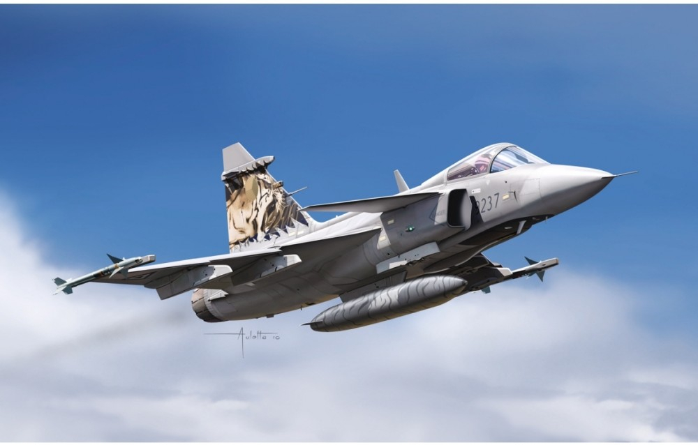 Italeri Model Kit letadlo 1306 JAS 39 GRIPEN 1:72